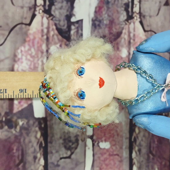 Artisan Crafted Elinor Peace Bailey Design Fantasy Fabric Arts Doll - Picture 6 of 11
